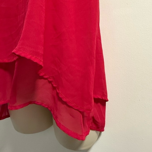 Charming Charlie Pink Fuchsia Layered Tank Top Medium - Picture 5 of 16